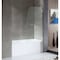 Anzzi Right Drain Tub in White With 34 x 58 in. Tub Door in Chrome, 5 ft. SD1001CH-3260R - alternate 1